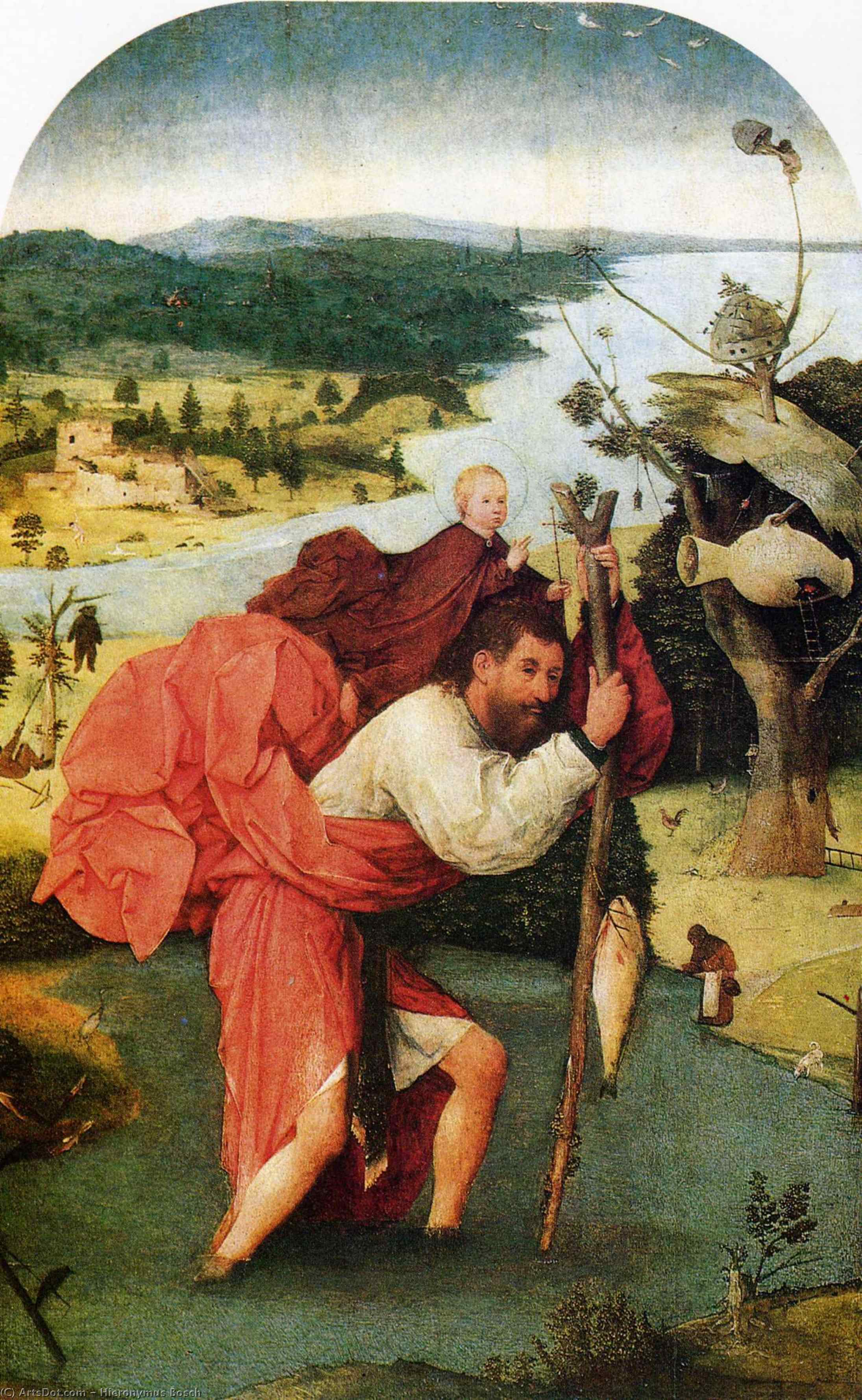 Saint Christopher — Hieronymus Bosch