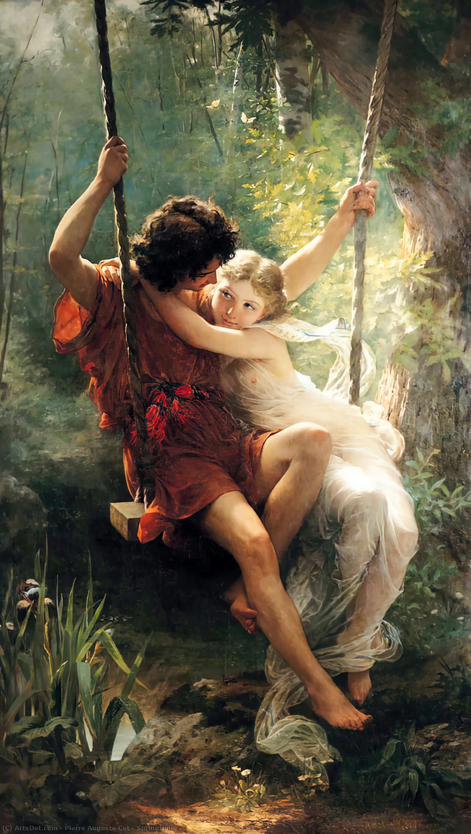 Springtime — Pierre Auguste Cot