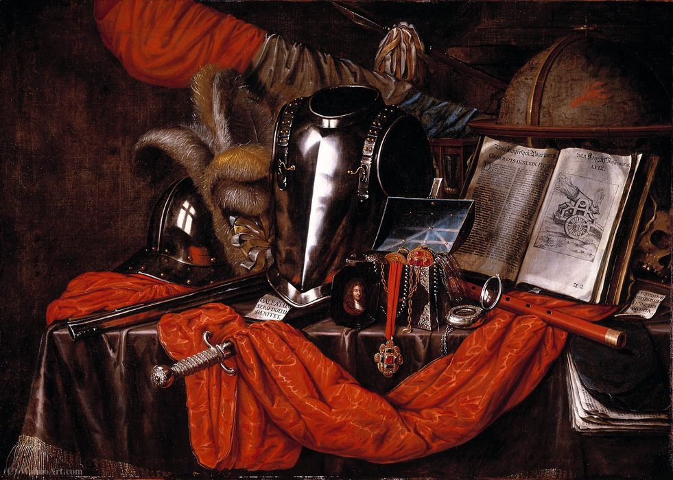 A Vanitas — Edwart Collier (evert Colyer)