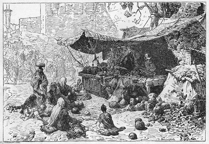 Markt In Jaffa — Gustav Bauernfeind
