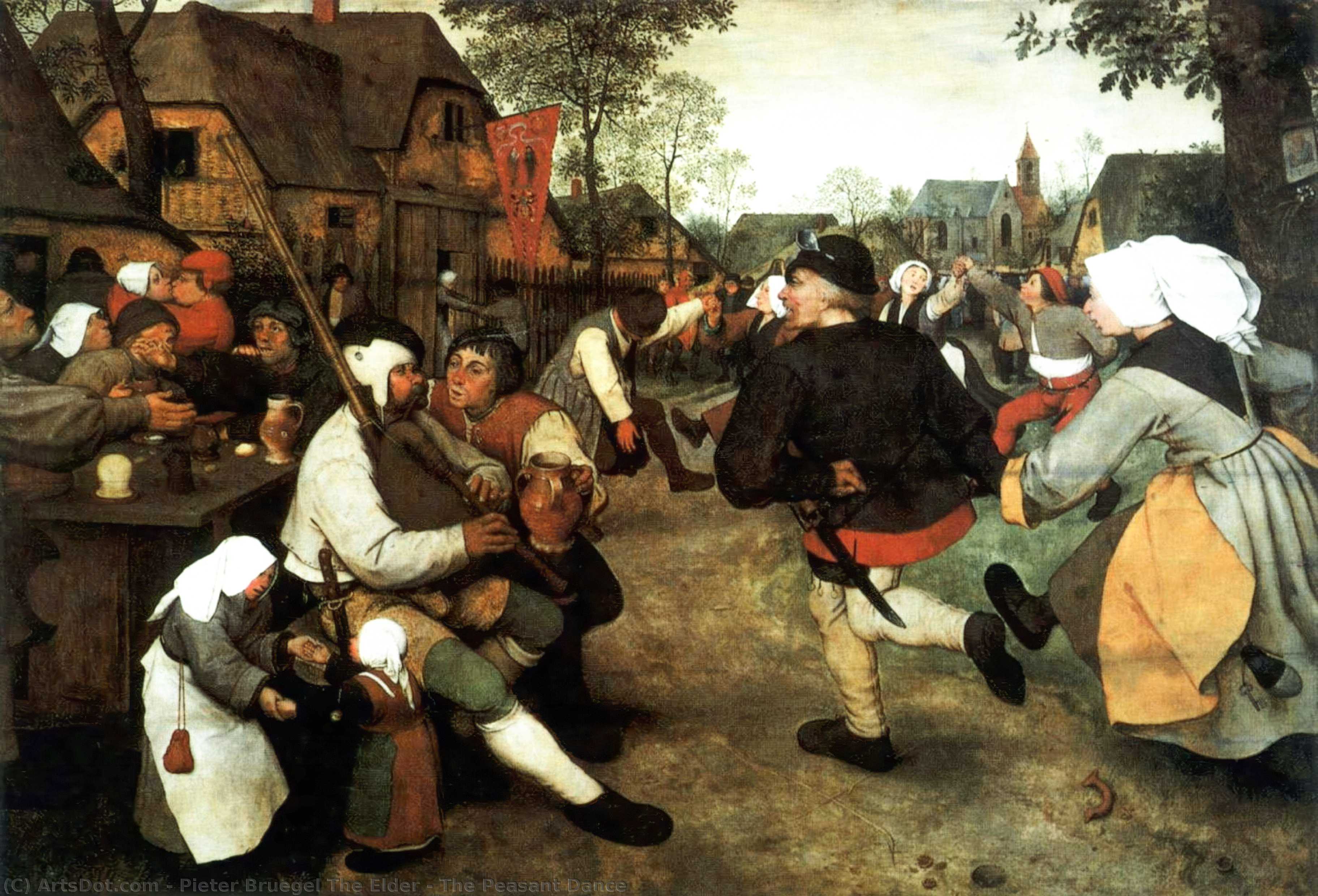 Dansen I Bondelandet — Pieter Bruegel Den Eldre