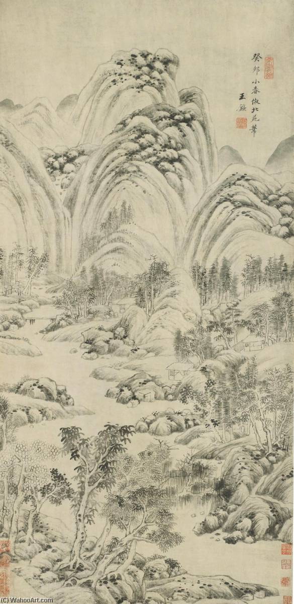 Landscape After Dong Yuan — Wang Jian