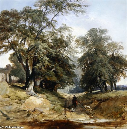 A Landscape With A Horseman — John Middleton