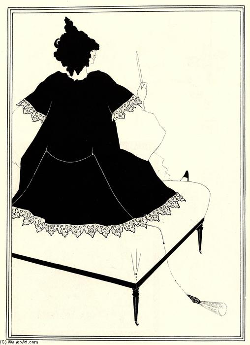 Salome On Settle — Aubrey Vincent Beardsley