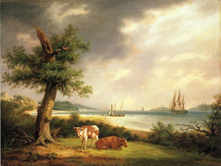 The Narrows, New York Bay — Thomas Birch