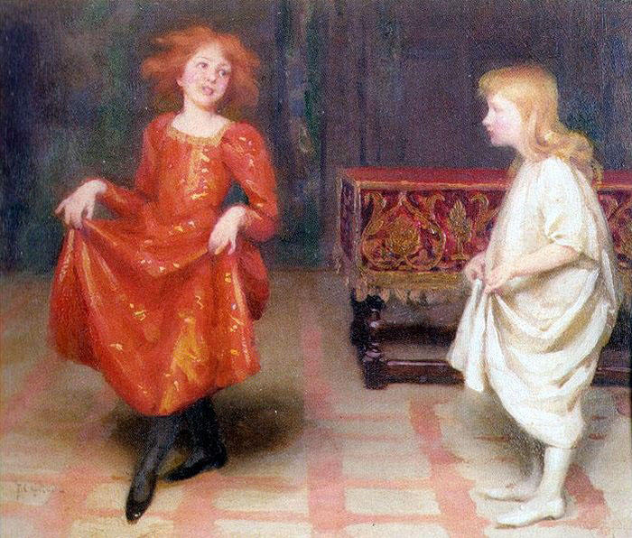 The Dancing Lesson — Thomas Cooper Gotch