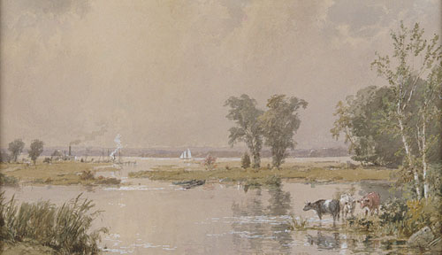 Hackensack Meadows — Jasper Francis Cropsey