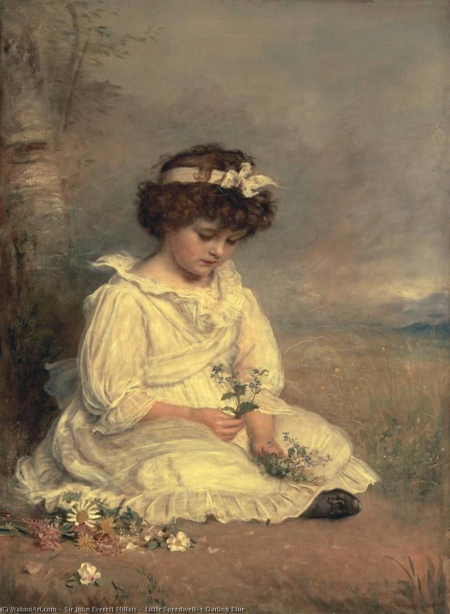 Little Speedwell's Darling Blue — Sir John Everett Millais