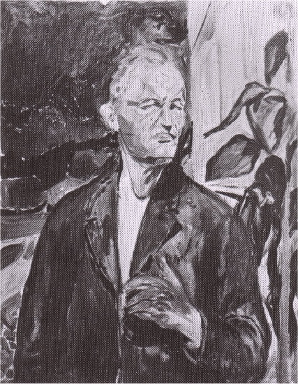 Self-portrait, Ekely — Edvard Munch