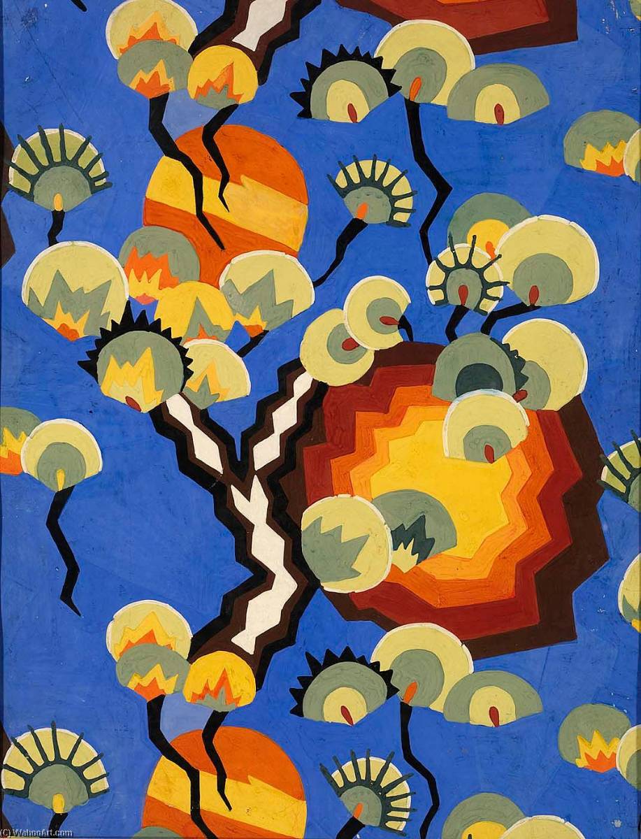 Textile Design For Cretonne — Loïs Mailou Jones