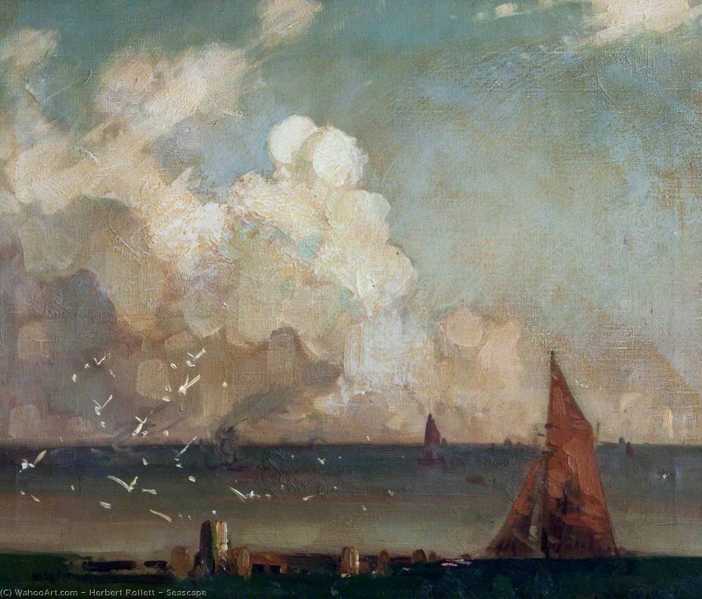 Seascape — Herbert Rollett