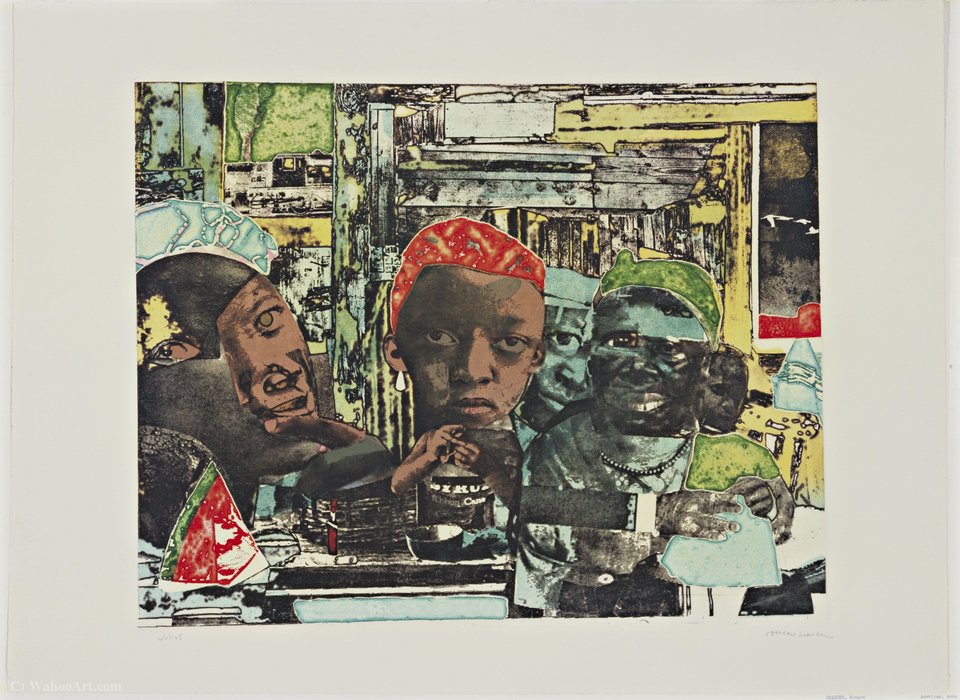 The Train — Romare Bearden
