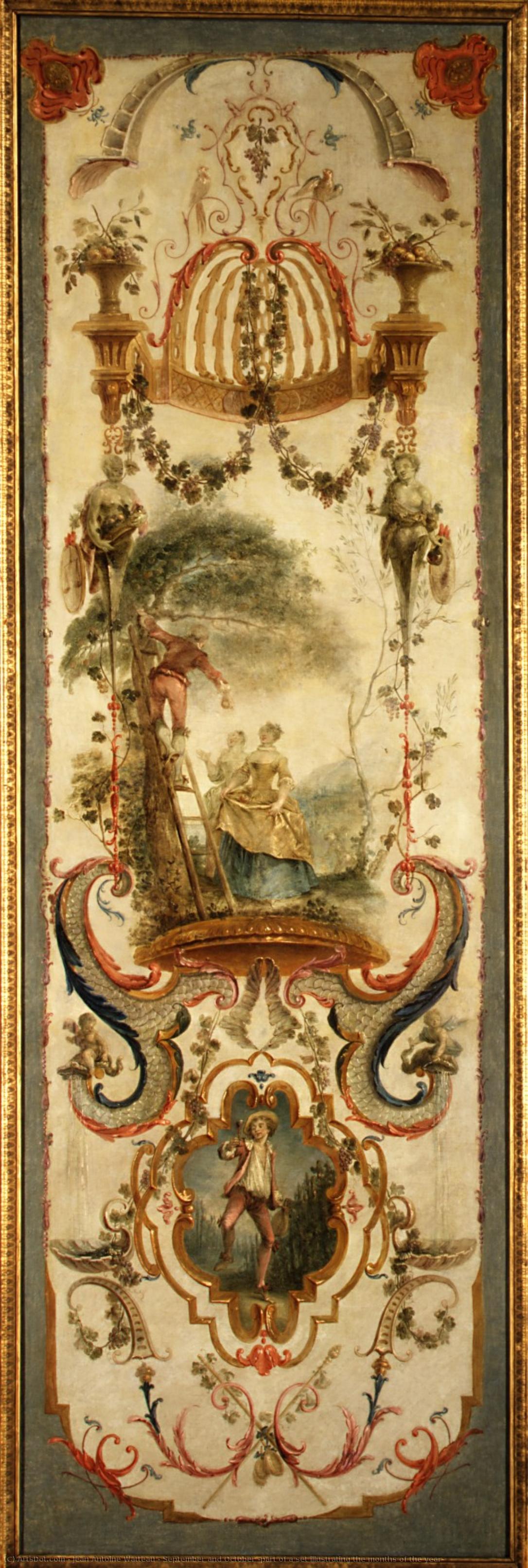 Septembre Et Octobre — Jean-antoine Watteau