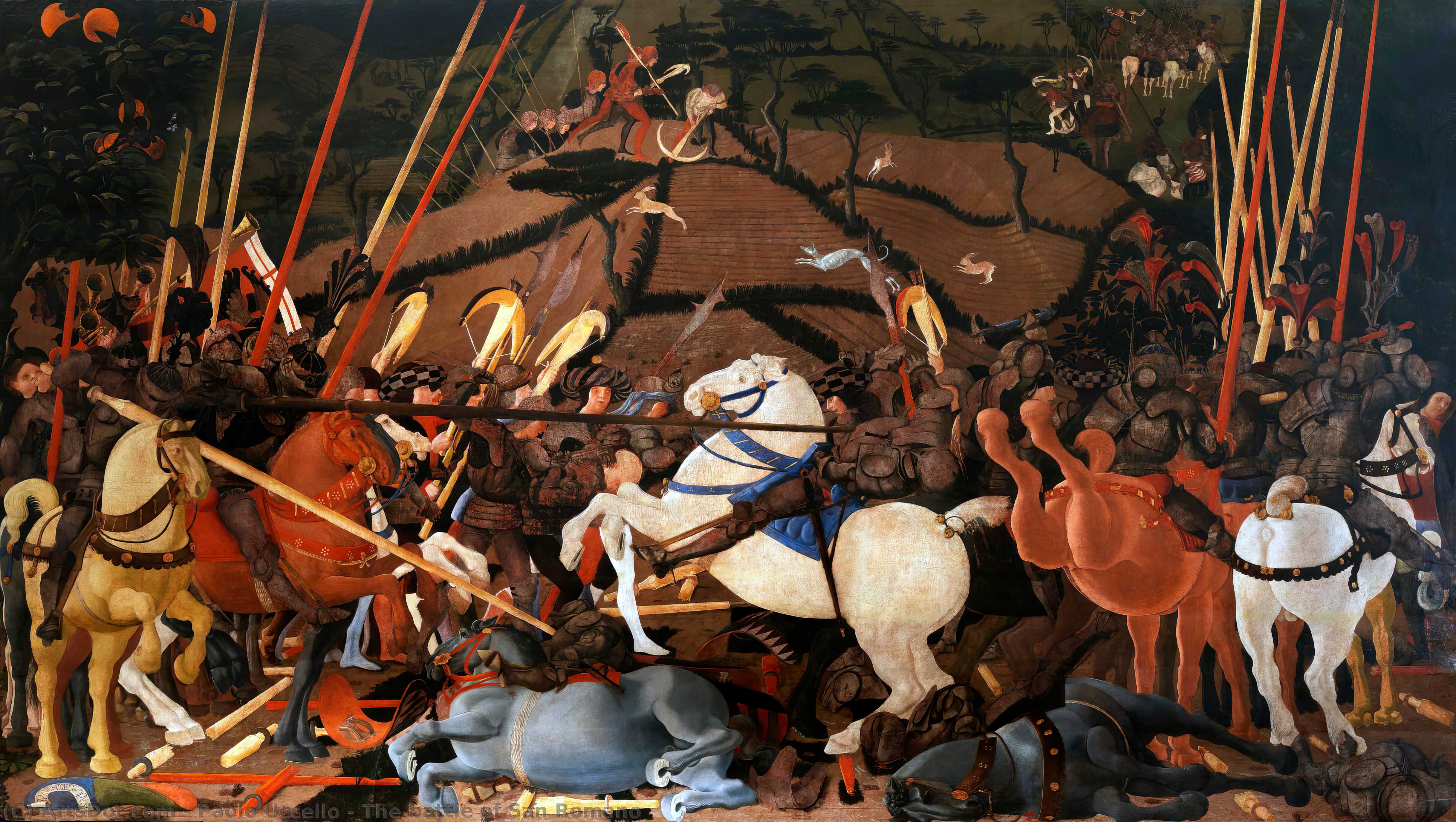 Paolo Uccello, Paolo Di Dono Olarak Doğmuş Ve İtalyan Rönesansı'nın Erken Döneminin En Büyüleyici Figürlerinden Biridir. 'uccello' Lakabı, Kuş Anlamına Gelir Ve Genç Paolo'nun Avcı Dünyasını Tasvir Etme Eğilimine Işaret Ederken, Aynı Zamanda Onun Zamanını — Paolo Uccello
