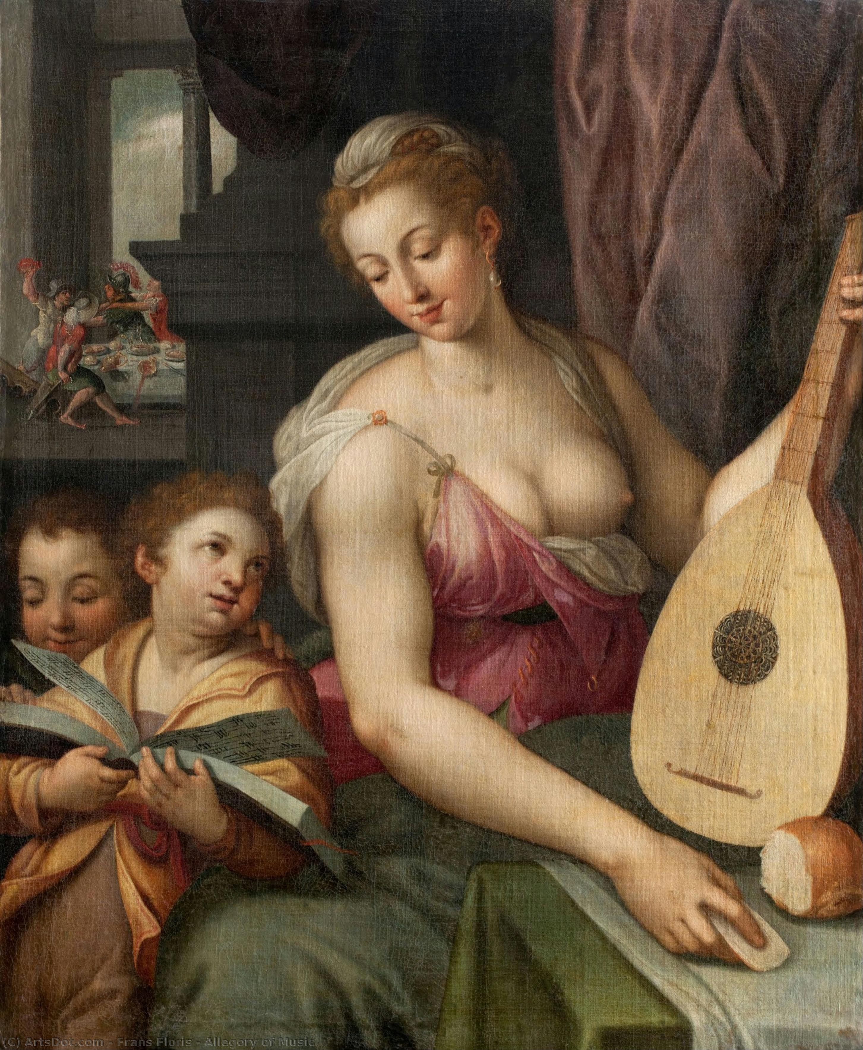 Allegory Of Music — Frans Floris