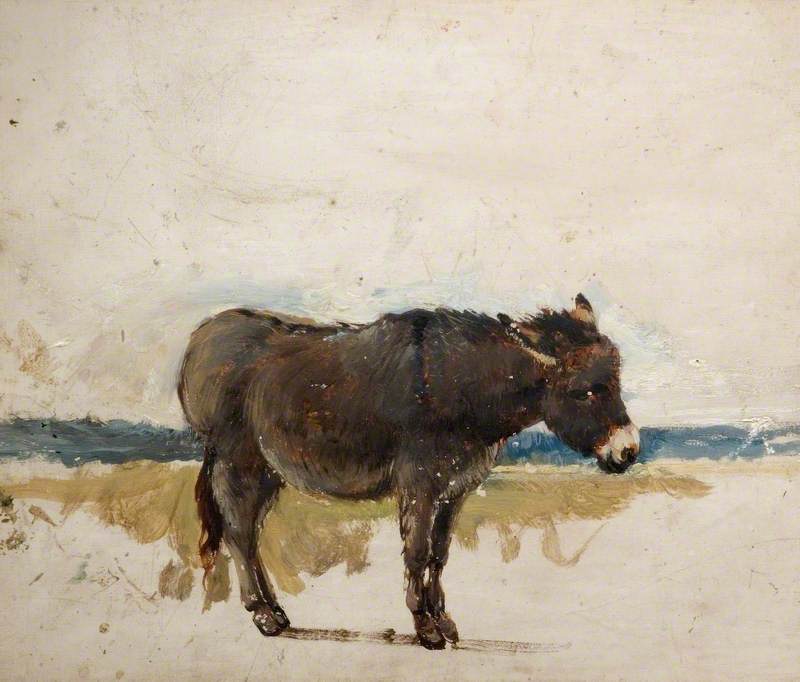 Study Of A Donkey — David Cox The Elder