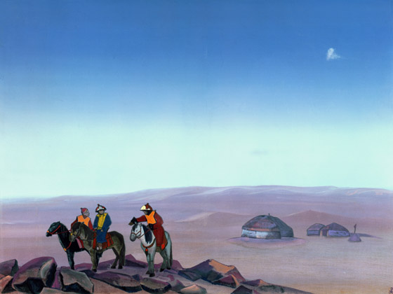 Mongolia. Yurtas. — Nicholas Roerich