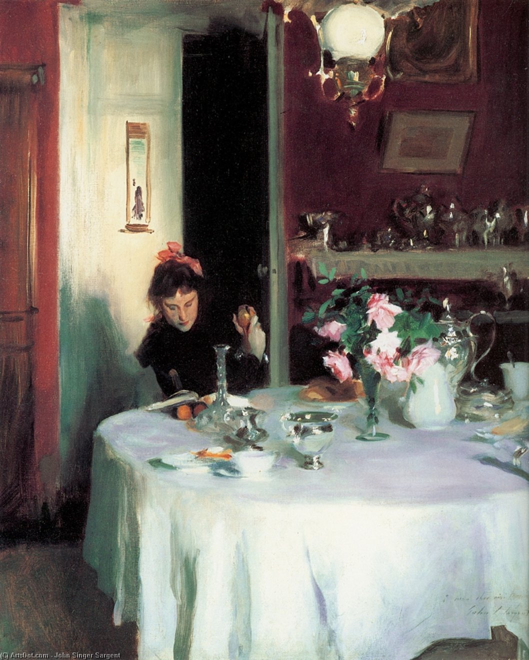 The Breakfast Table — John Singer Sargent