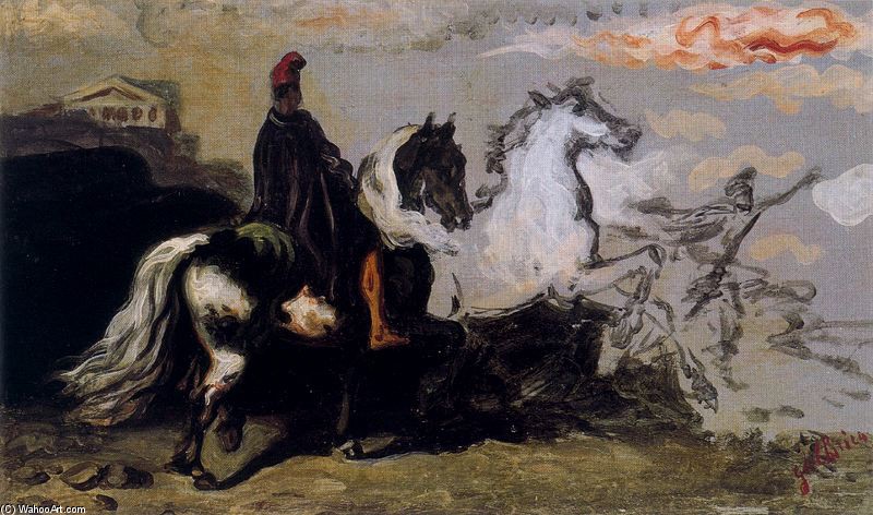 Pferd Und Reiter — Giorgio De Chirico