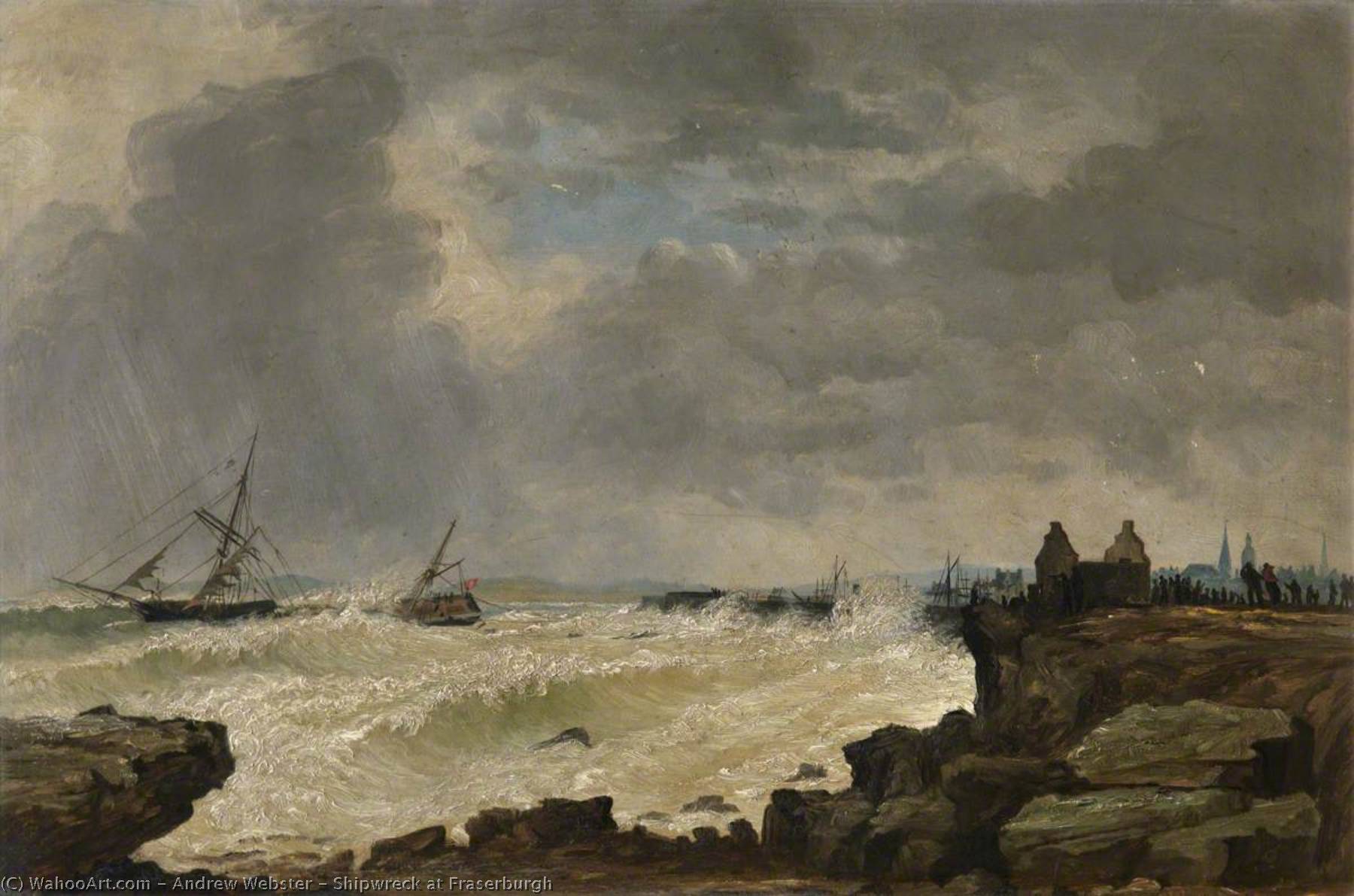Shipwreck At Fraserburgh — Andrew Webster