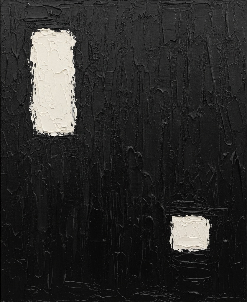 Monolithic Shadows In Perpetual Motion: A Singular Study Of Achromatic Tension — David Moreau