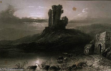 Kilcolman Castle — William Henry Bartlett