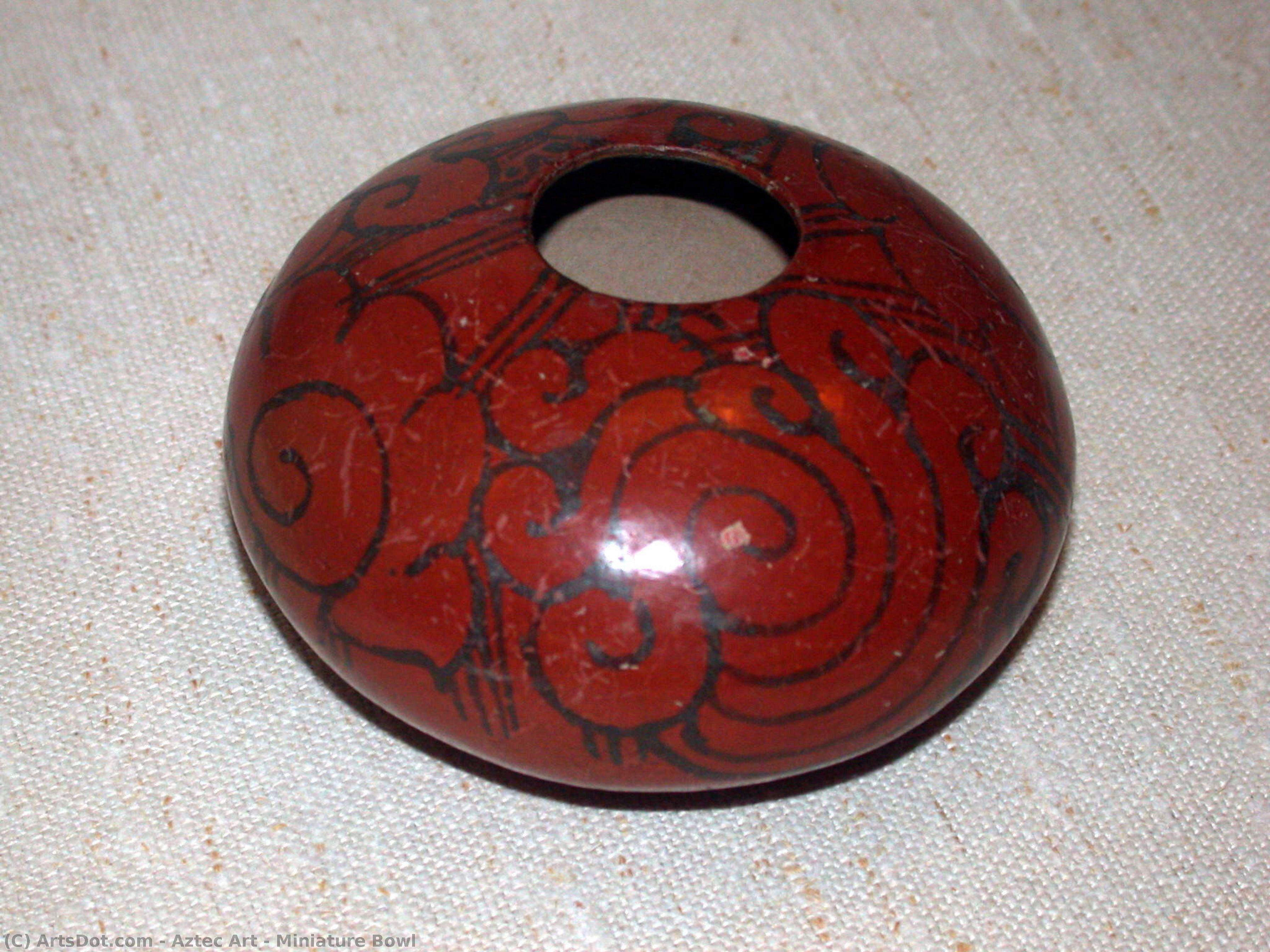Miniature Bowl — Aztec