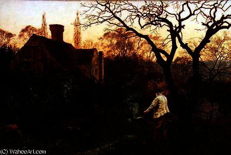 Evening, Brockham — Edward Wilkins Waite