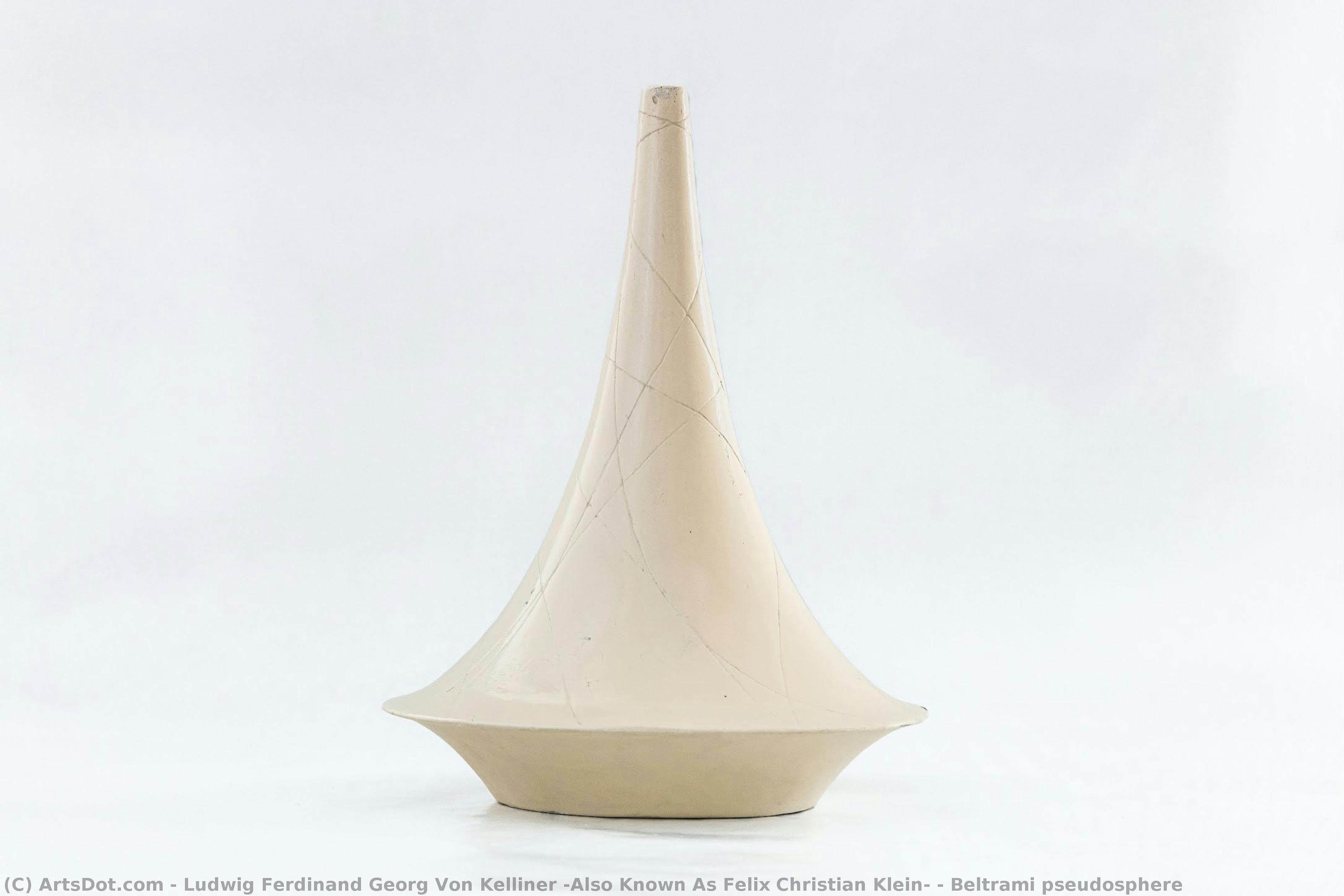 Beltrami Pseudosphere — Ludwig Ferdinand Georg Von Kelliner (also Known As Felix Christian Klein)