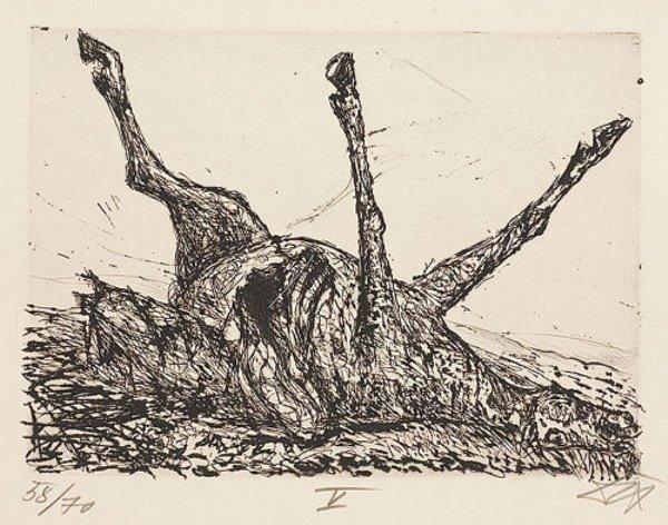Corpse Of A Horse — Otto Dix