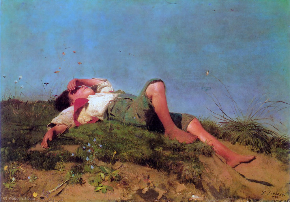 Ein Hirtenknabe — Franz Von Lenbach