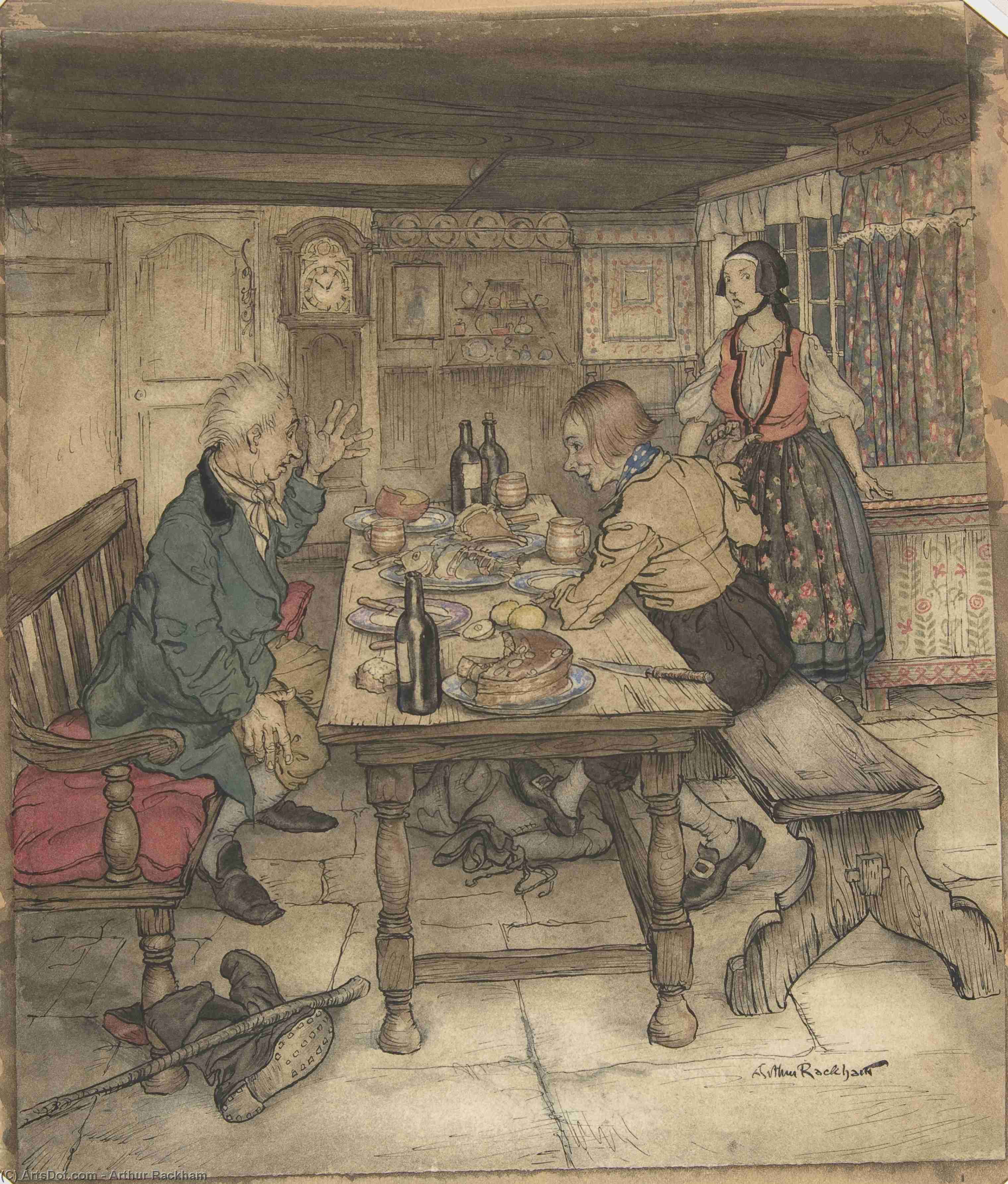 The Farmer's Supper — Άρθουρ Ράκχαμ