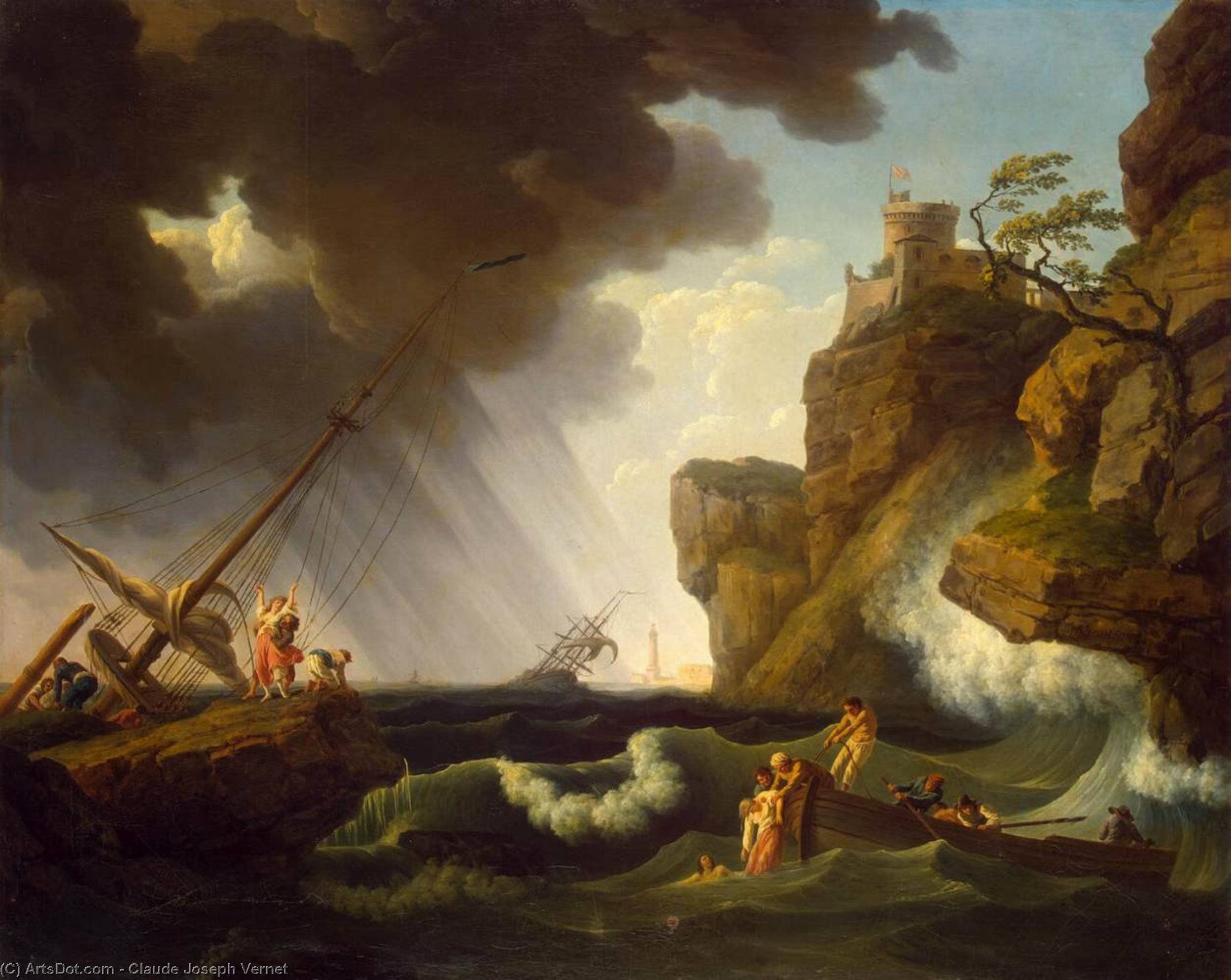 Shipwreck — Claude Joseph Vernet