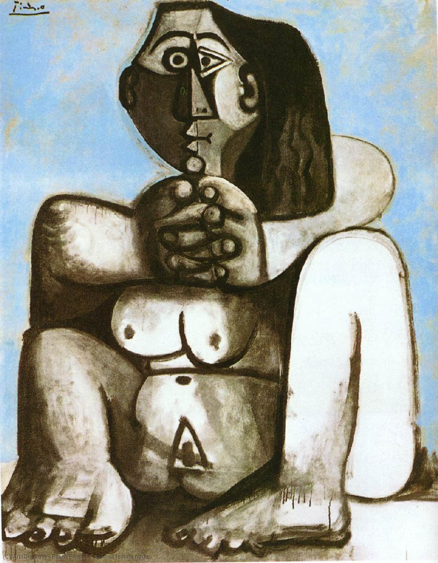 Nudo Femminile Seduto — Pablo Picasso