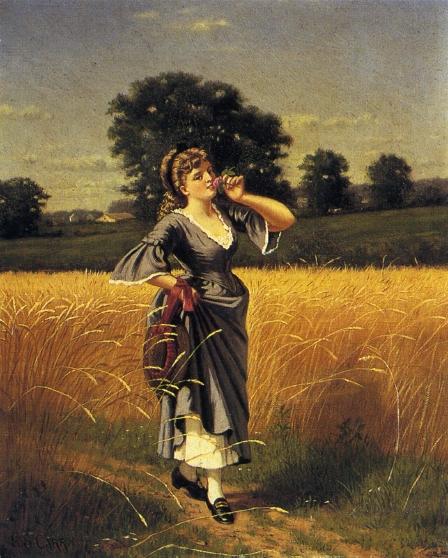 Woman In A Wheatfield — Samuel S Carr