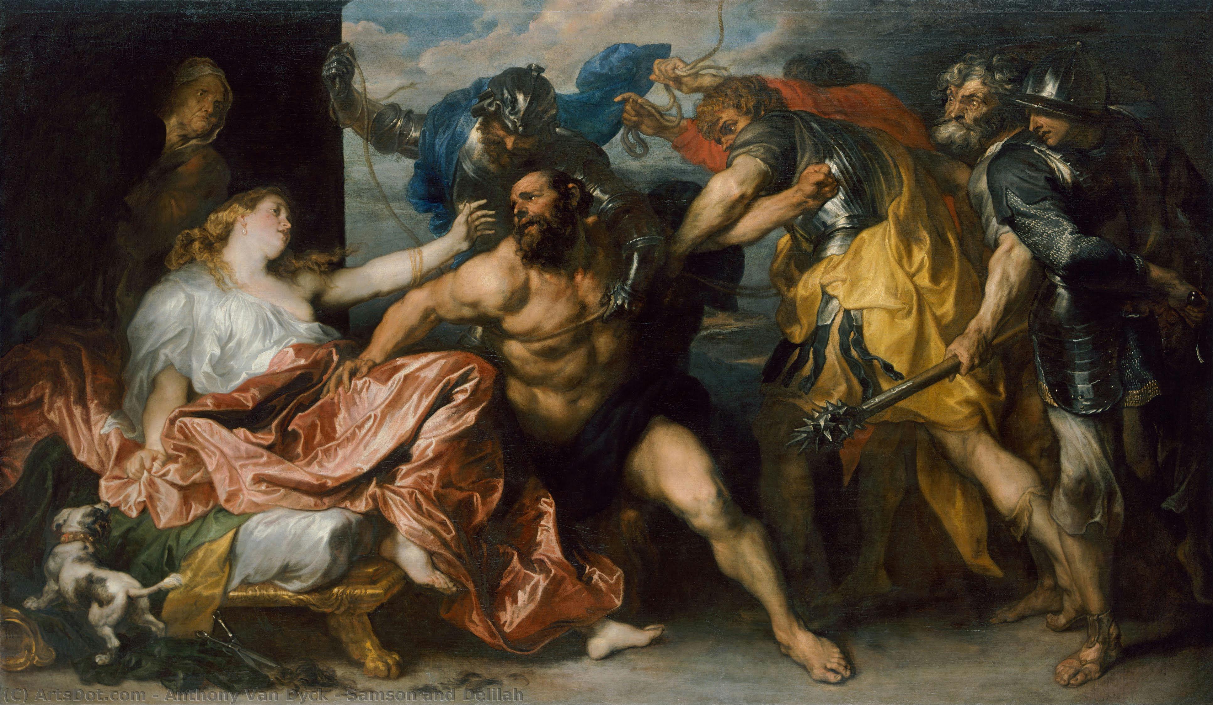 Samson And Delilah — Antonin Van Dyck