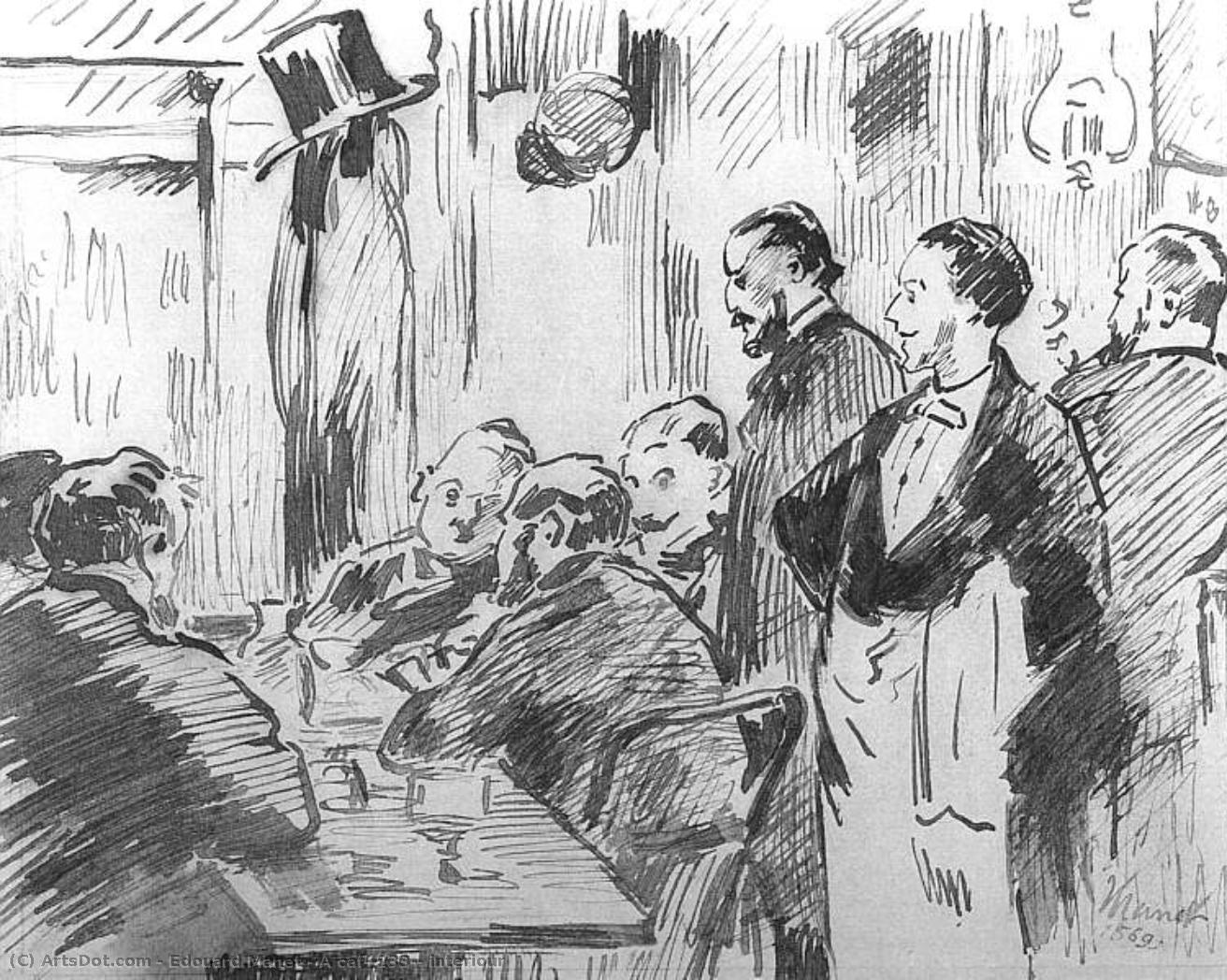 Ein Café, Innenraum — Édouard Manet
