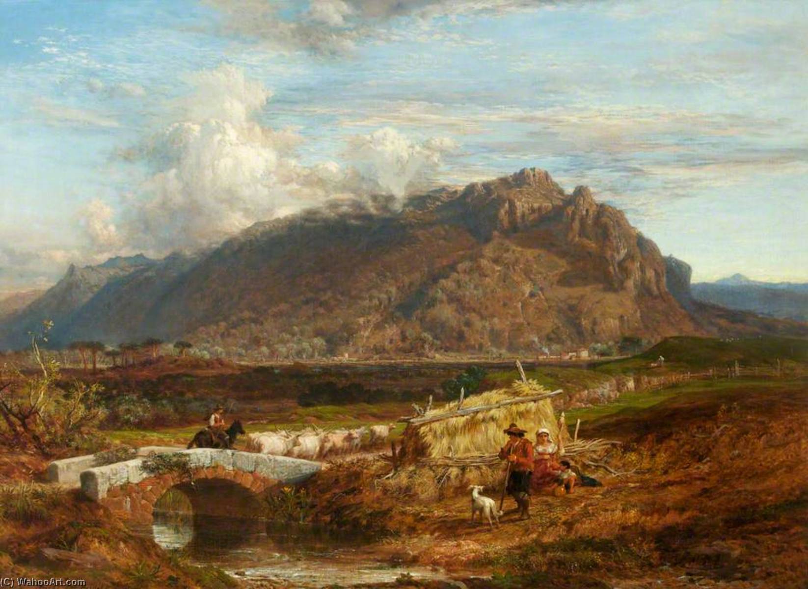 Monte Soracte In Roman Campagna — Фредерик Ли Брэдделль