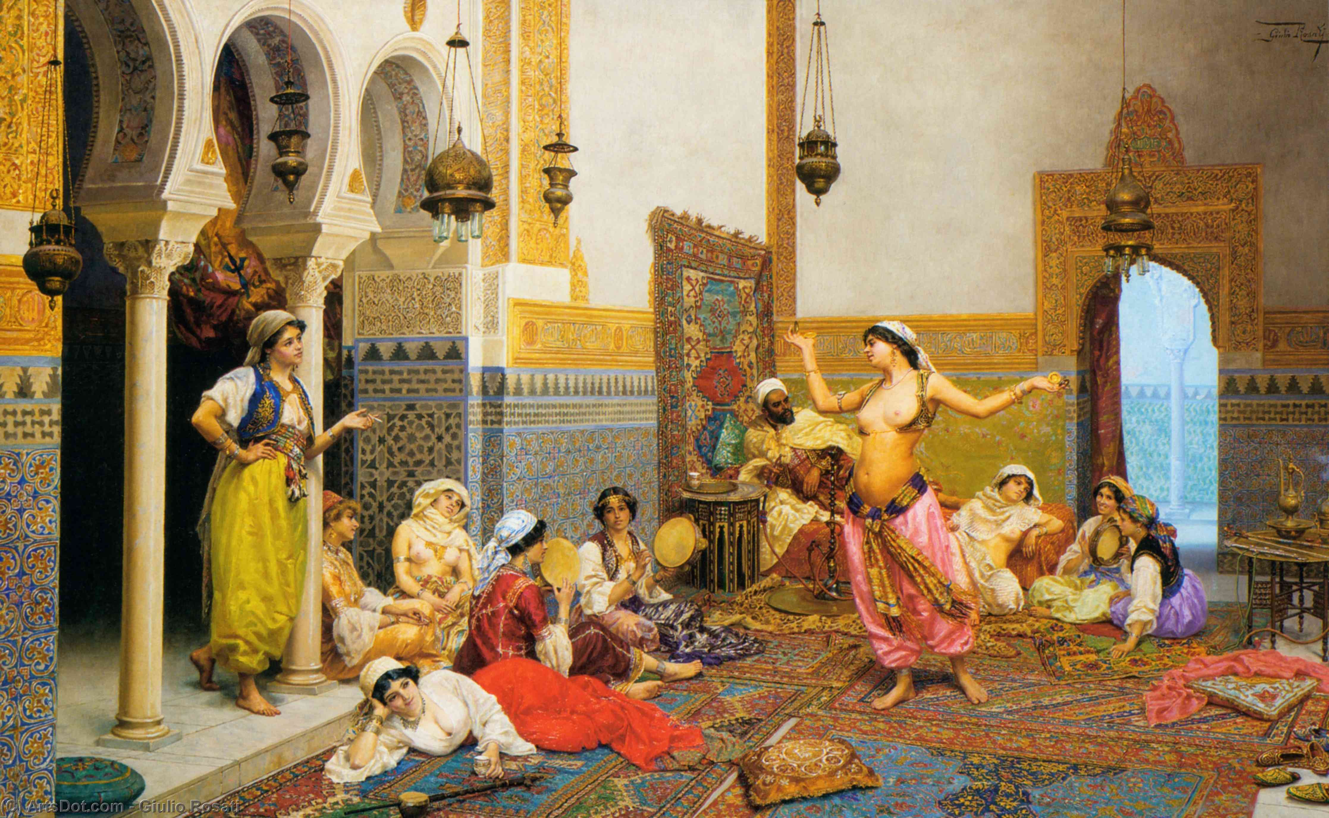 The Harem Dance — Giulio Rosati