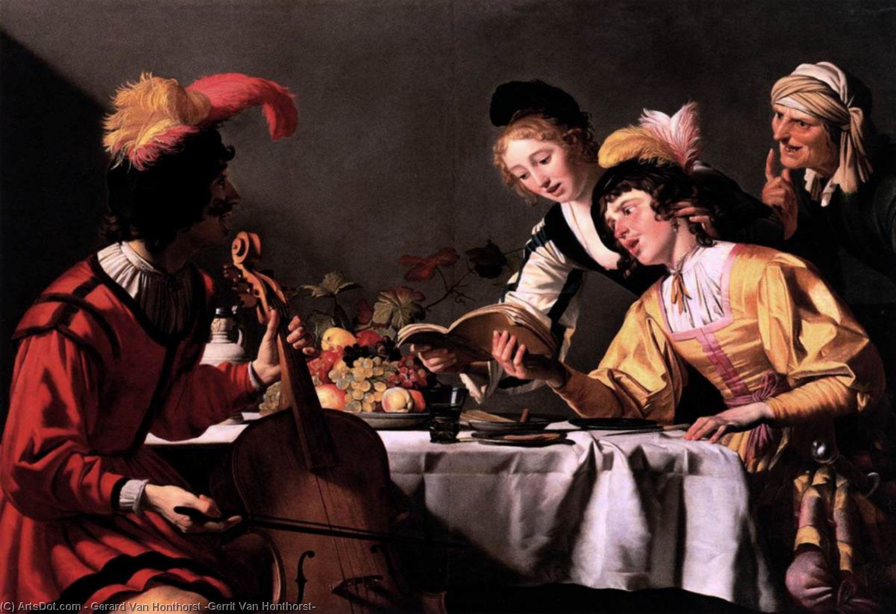 The Concert — Gerard Van Honthorst