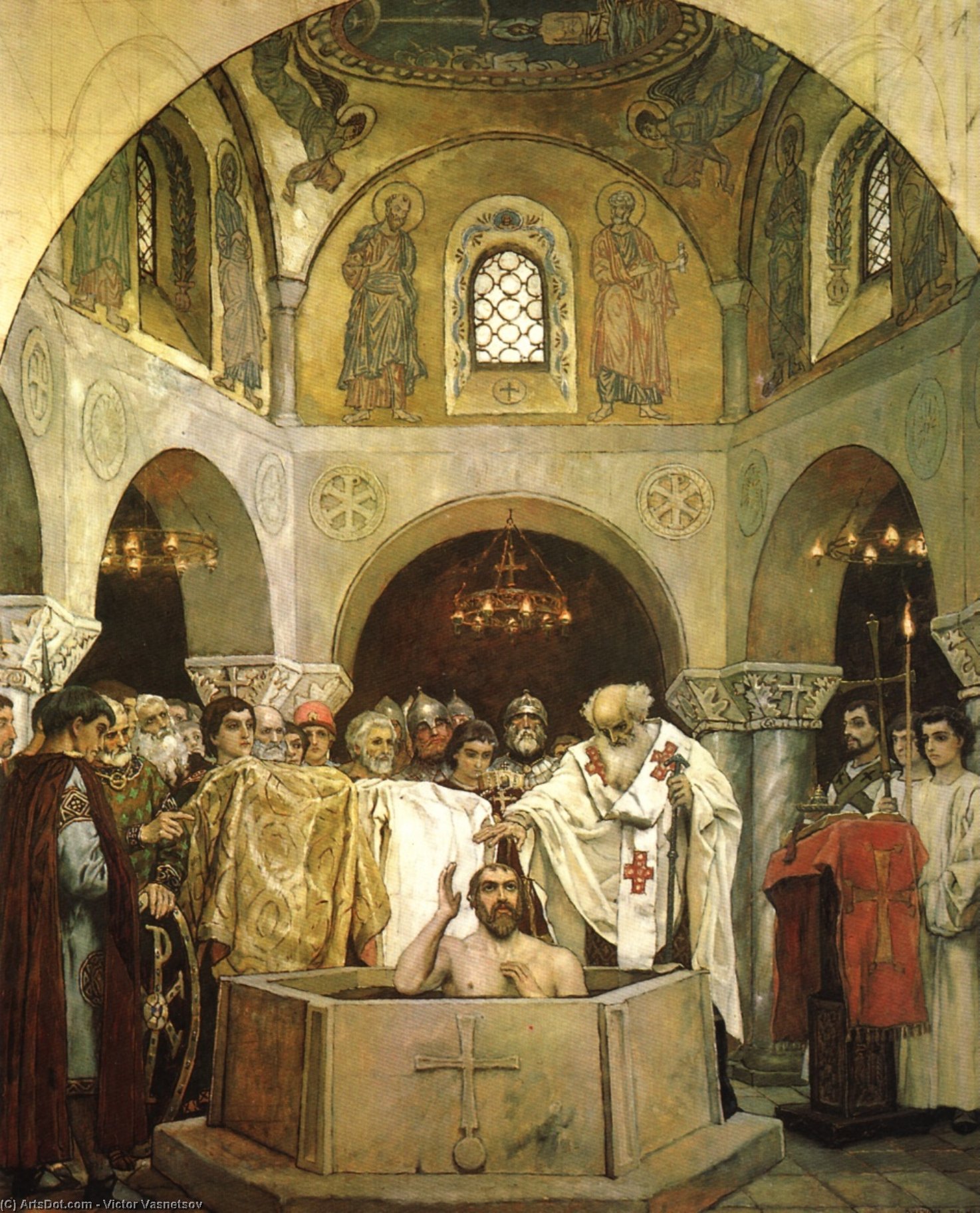 Baptism Of Prince Vladimir — Victor Vasnetsov