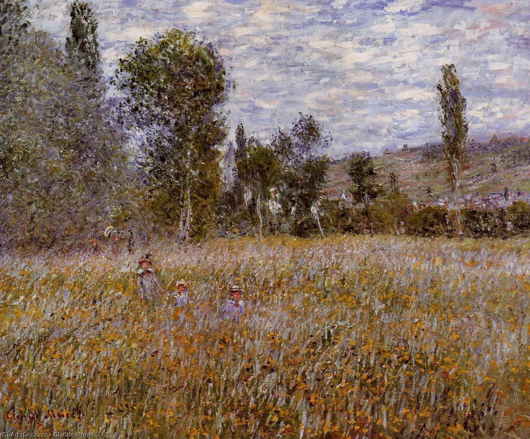 A Meadow — Claude Monet