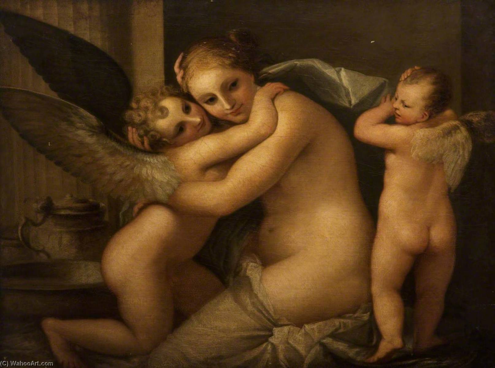 Nymph And Cupids (copy After Correggio) — Thomas Robson