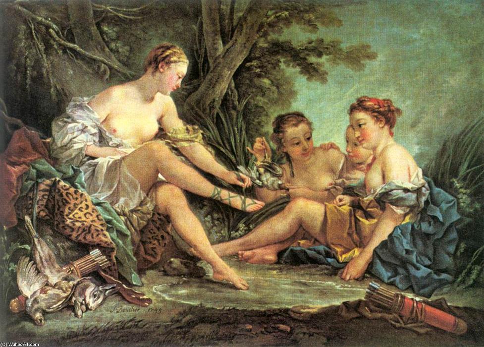 Diana Efter Jagten — François Boucher