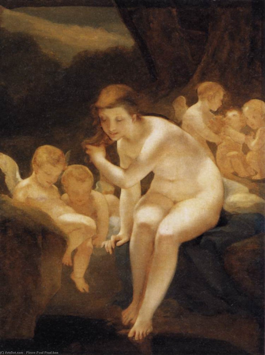 Venus Bathing — Пјер Пол Прудон
