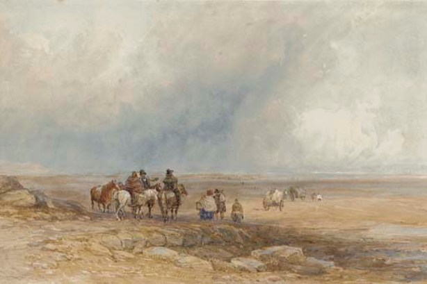 Crossing The Sands, Ulverston — David Cox