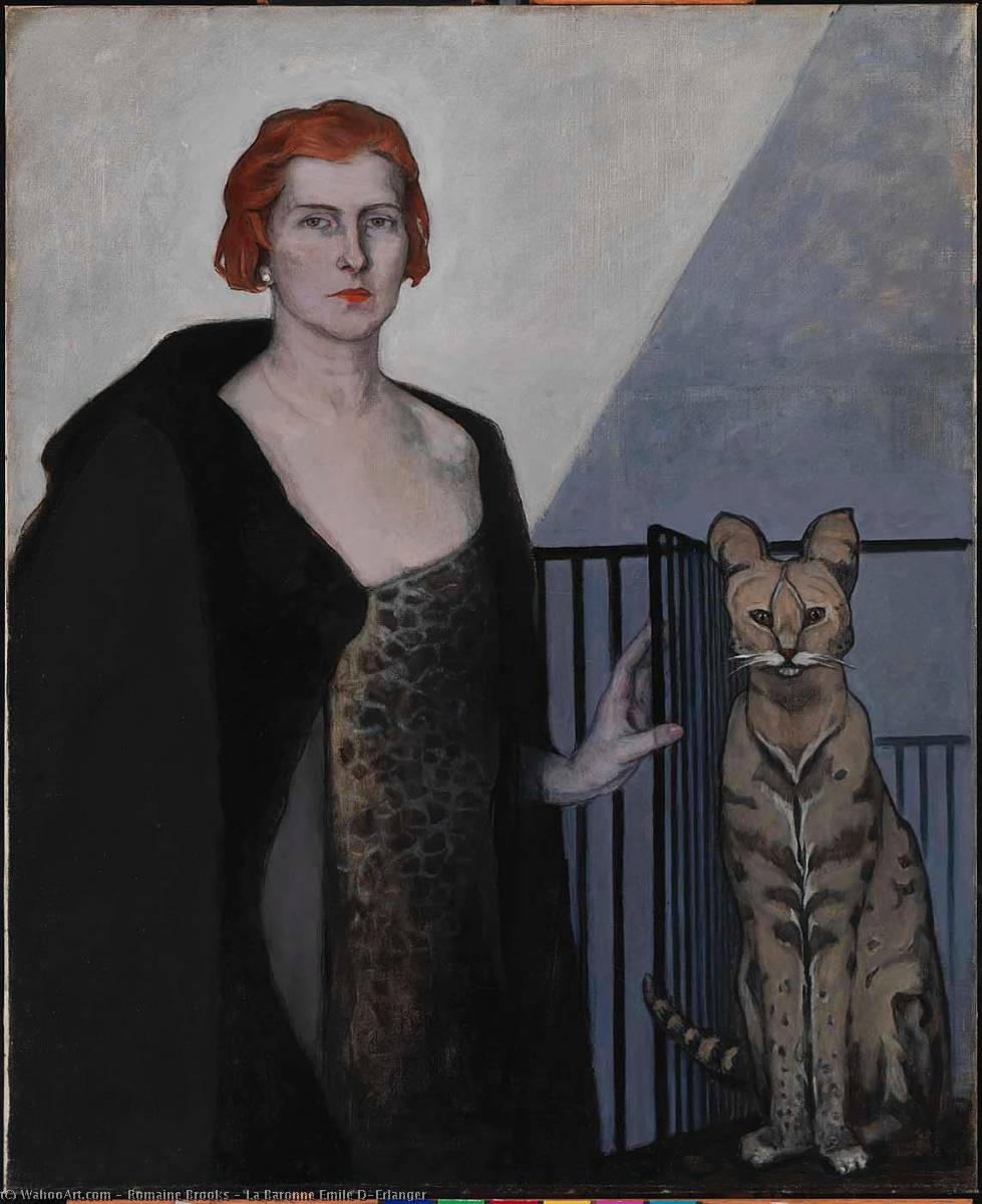 La Baronne Emile D'Erlanger (1924) — Romaine Brooks