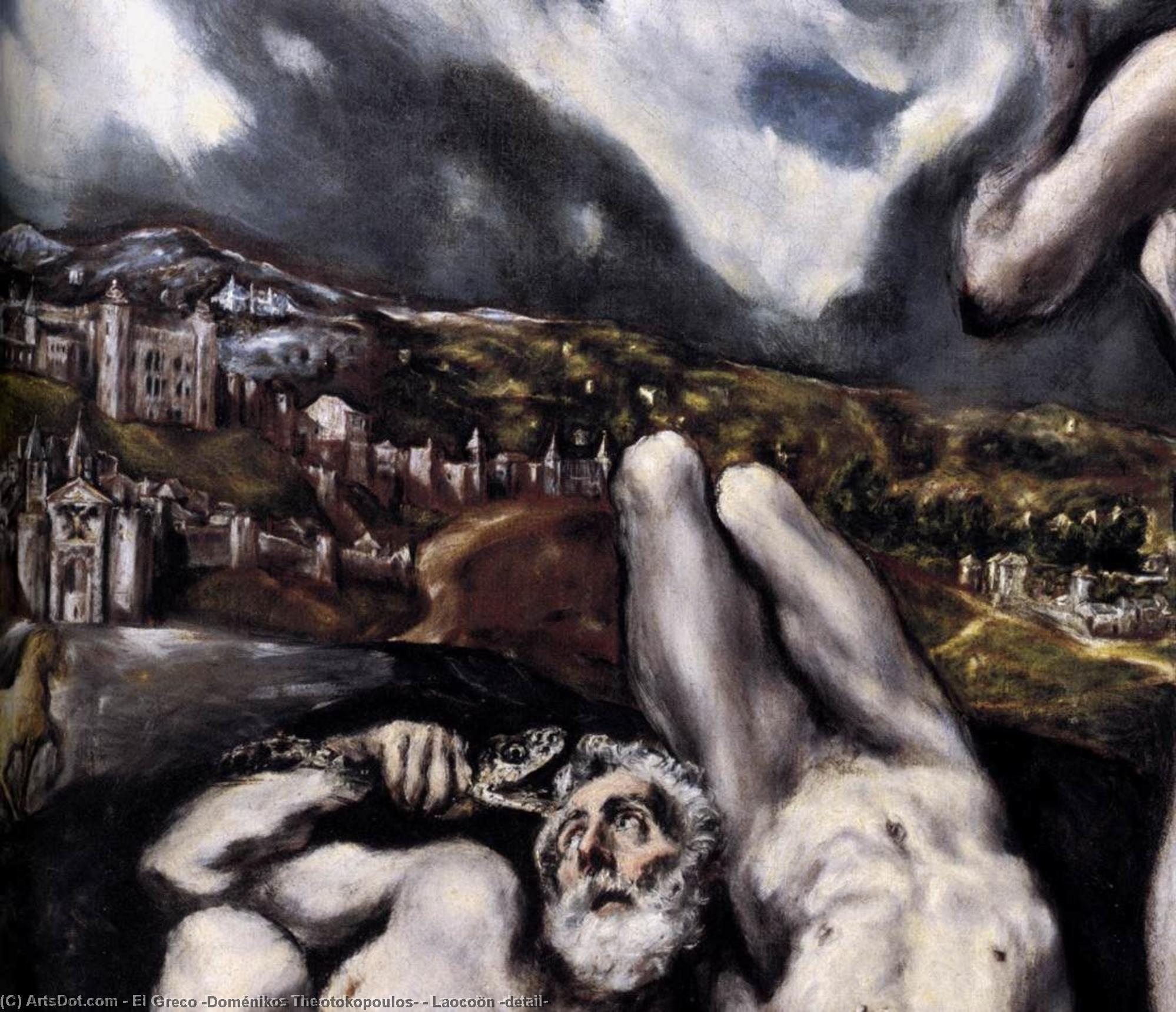 Laokoön (detail) — El Greco
