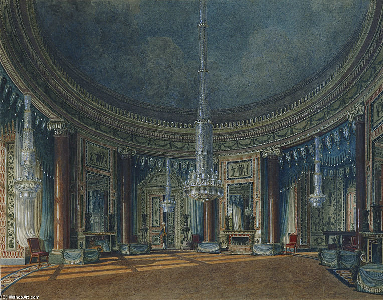 Carlton House, Circular Room — Charles Wild