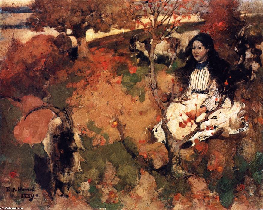 The Goatherd — Edward Atkinson Hornel